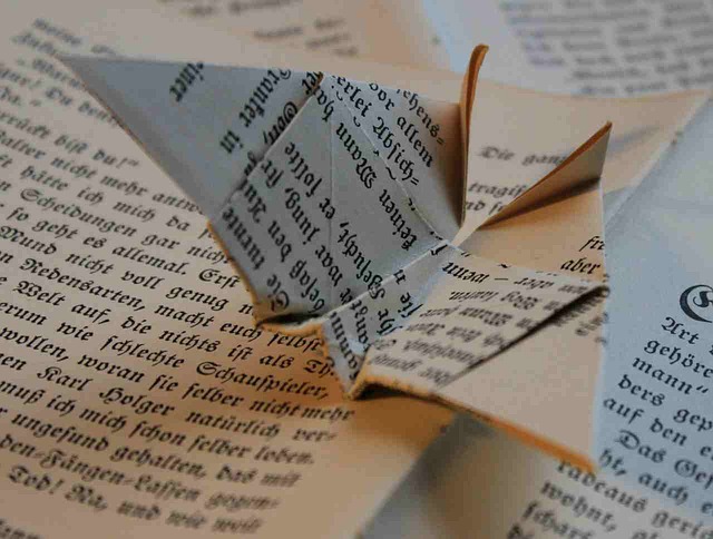origami z knihy